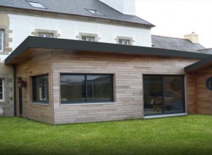 Construction d'extension de maison en bois  à Saint-Loup-Hors